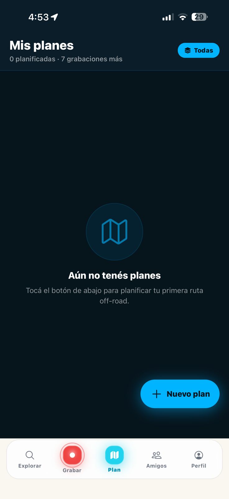 Écran de Plan de TriakaMap